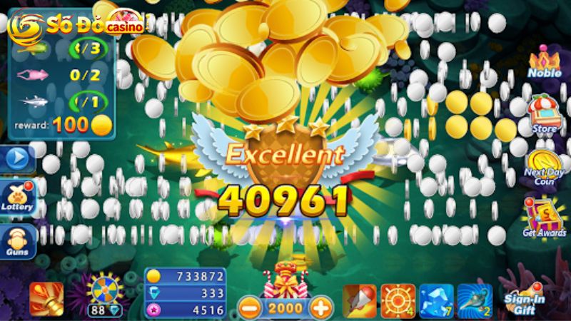 Bắn cá ăn xu tại Sodo là game siêu thú vị
